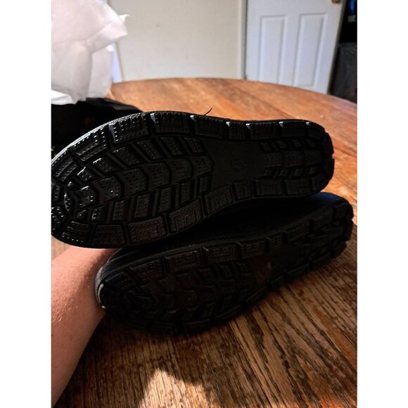 HSYOOES black faux fur lined waterproof winter snow ankle boots size 9 Runs Big - Picture 11 of 11